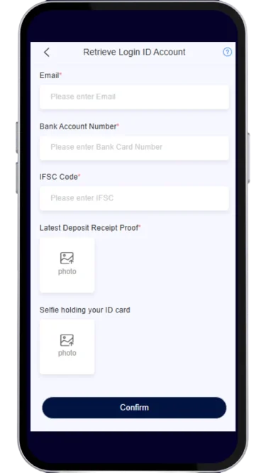 fill details for pre-login issue